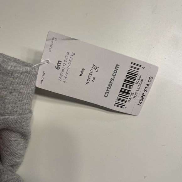 Baby girl grey shorts - Picture 2 of 2